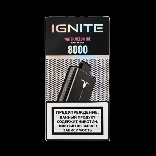 Электронная сигарета IGNITE V80 8000 затяжек Арбузный лёд